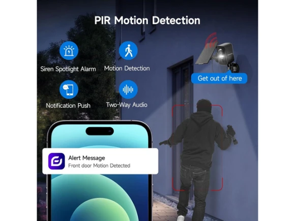 Outdoor Wireless Security Camera — Security Camera, TAURKENAM