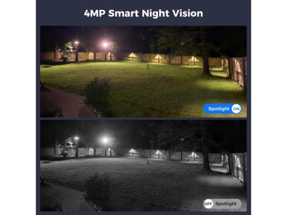 Solar Security Camera, 2-Pack — Security Camera, Hiseeu