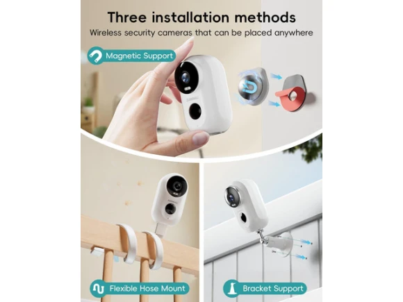 Wireless Outdoor Security Camera — Security Camera, ZUMIMALL