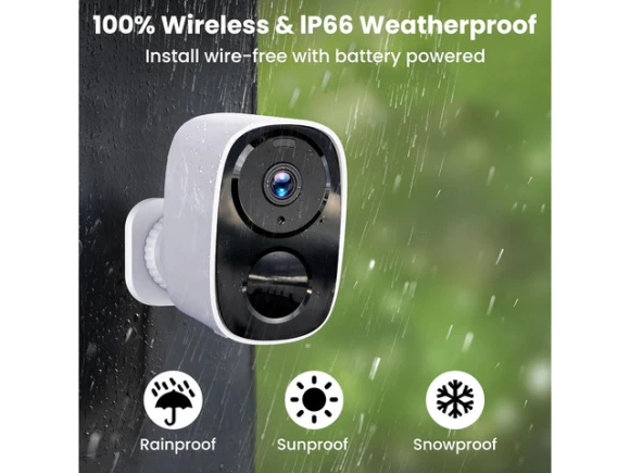 Wireless Outdoor Security Camera — Security Camera, TAURKENAM