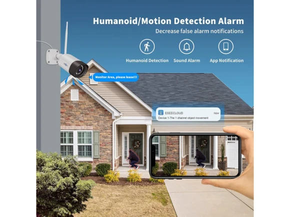 Wireless Security Camera — Security Camera, Hiseeu