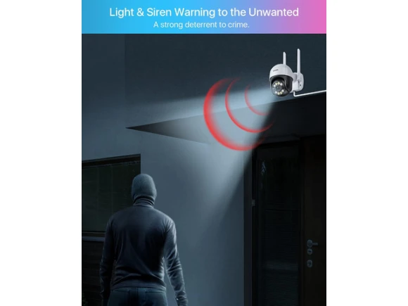 2K 3MP Wi-Fi Pan/Tilt Security Camera, 2-Pack — Security Camera, ZOSI