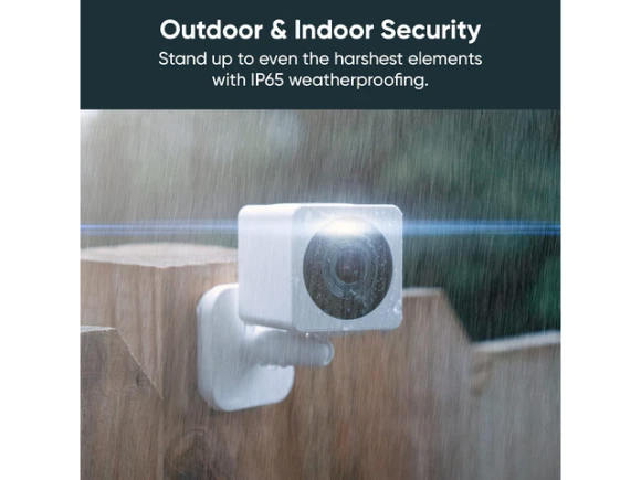 Indoor/Outdoor Smart Home Security Camera, 2-Pack, White — Security Camera, Wyze