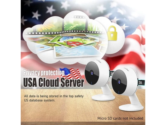 Indoor Wi-Fi Security Camera, 4 Cameras — Security Camera, LaView
