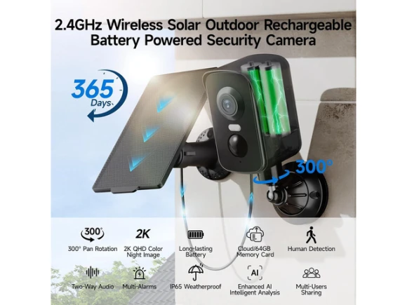 Outdoor Security Camera — Security Camera, WOOJONG