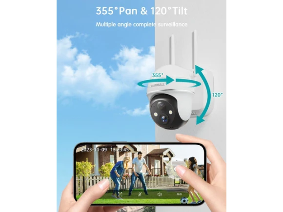 Outdoor Wireless Security Camera — Security Camera, ZUMIMALL