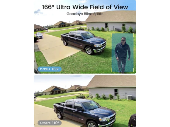 Solar Security Camera System — Security Camera, AOSU