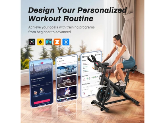 Stationary Exercise Bike — Connected Equipment, MERACH