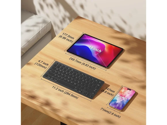 Bluetooth Keyboard, Black, for iPad and iPhone — Bluetooth Keyboard, OMOTON