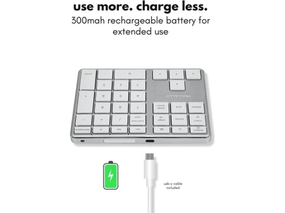Bluetooth Numeric Keypad — Bluetooth Keyboard, Macally