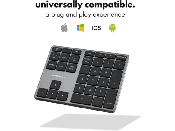 Bluetooth Numeric Keypad — Bluetooth Keyboard, Macally