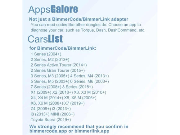 OBD2 scanner for BMW/Mini — OBD2 Scanners, Vgate