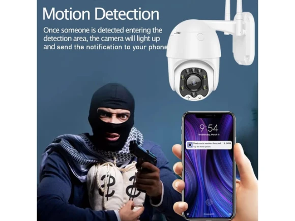 Outdoor PTZ WiFi IP Security Camera — Security Camera, WOOJONG