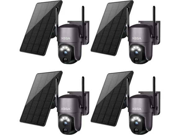 Outdoor Security Camera, 4 Pack — Security Camera, Xega