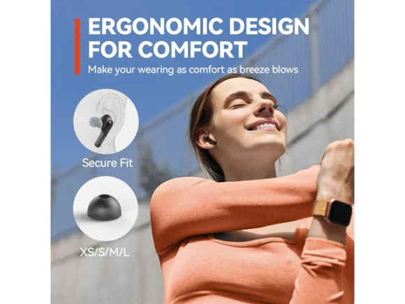 Black True Wireless Earbuds — Wireless Earbuds, EarFun