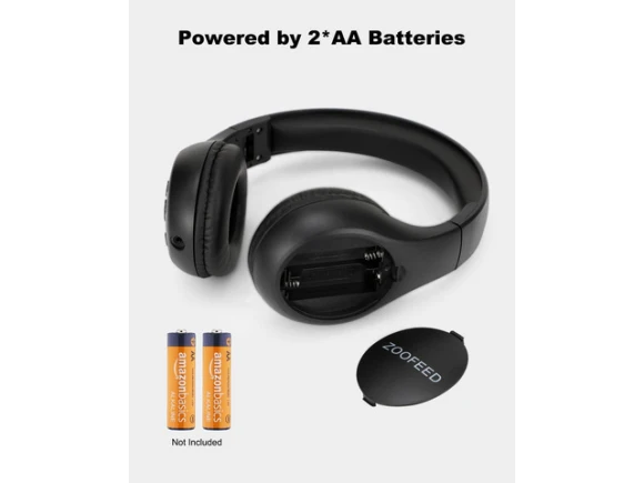 FM Radio Headphones — Wireless Earbuds, WOOJONG