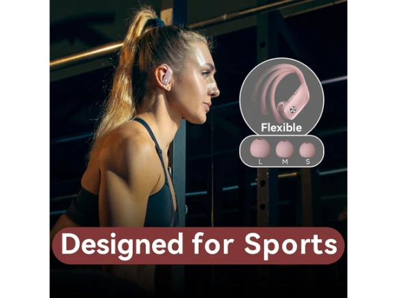 Wireless earbuds, Pink — Wireless Earbuds, BMANI