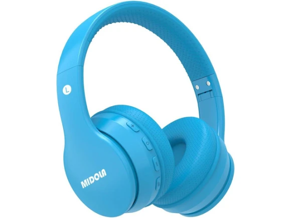 Wireless Bluetooth Over-Ear Headphones for Children — Wireless Earbuds, WOOJONG