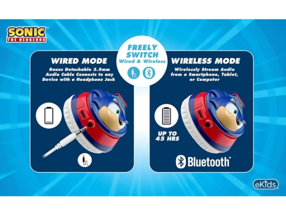 Bluetooth Headphones for Kids — Wireless Earbuds, eKids