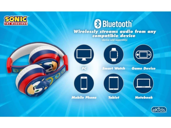 Bluetooth Headphones for Kids — Wireless Earbuds, eKids