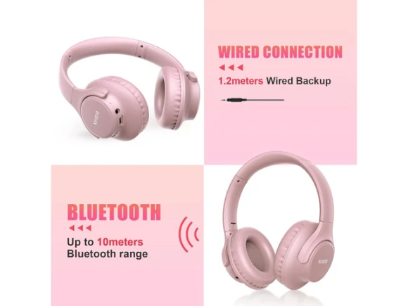 Bluetooth Over-Ear Headphones — Wireless Earbuds, KVIDIO