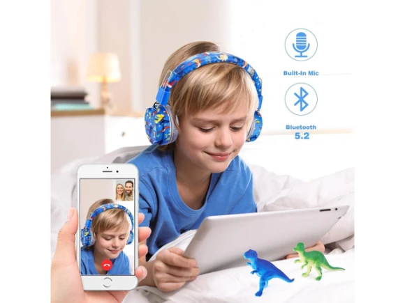 Foldable Bluetooth Headphones — Wireless Earbuds, QearFun