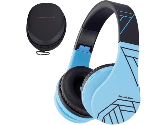 Foldable Over-Ear Headphones — Wireless Earbuds, PowerLocus