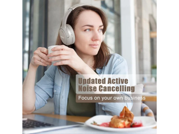 Over-Ear Foldable Headphones — Wireless Earbuds, RUNOLIM