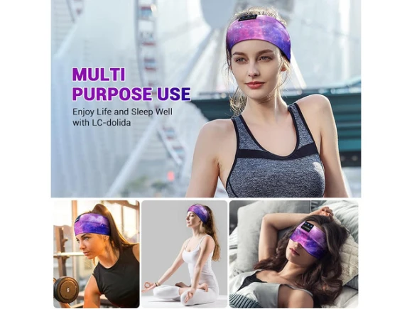 Sleep Headphones Headband — Wireless Earbuds, LC-dolida