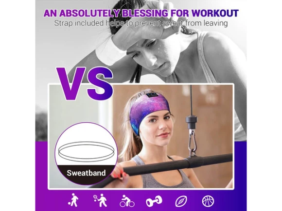 Sleep Headphones Headband — Wireless Earbuds, LC-dolida