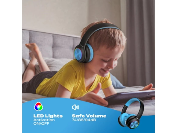 Kids Bluetooth Headphones — Wireless Earbuds, PowerLocus