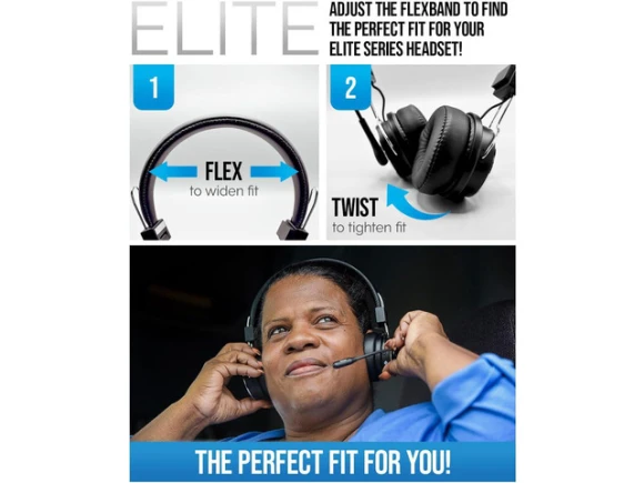 One-Ear Wireless Bluetooth Headset — Wireless Earbuds, Blue Tiger