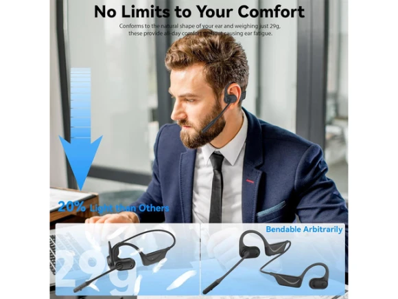 Open-Ear Headphones — Wireless Earbuds, MONODEAL