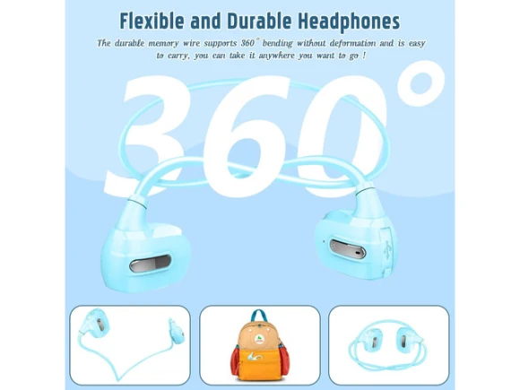 Open-Ear Kids Headphones — Wireless Earbuds, BANIGIPA