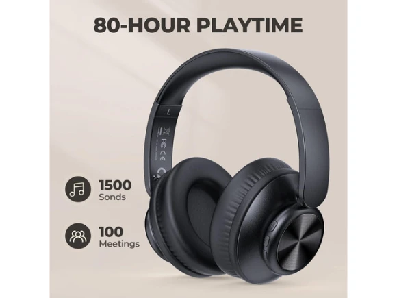 Over-ear wireless Bluetooth headphones — Wireless Earbuds, Suppower