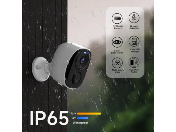 4-Pack Wireless Outdoor Security Camera Set — Security Camera, Suppower
