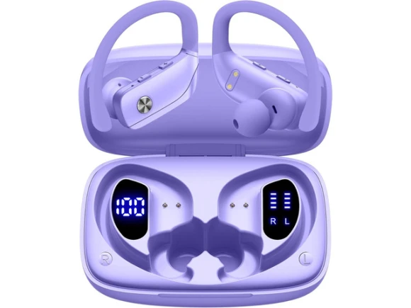 Bluetooth Wireless Earbuds with Over-Ear Hooks — Wireless Earbuds, BMANI