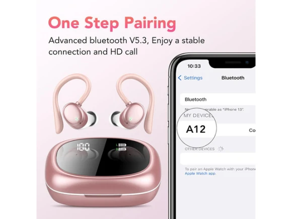 Wireless Earbuds with Earhooks — Wireless Earbuds, Suppower