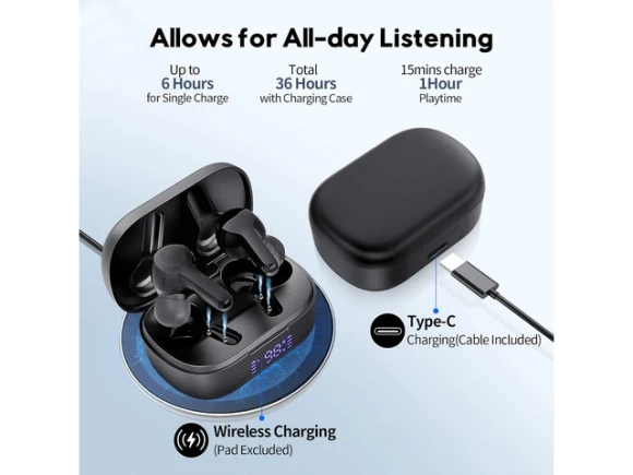 Wireless Earbuds — Wireless Earbuds, MOZOTER