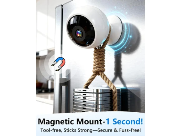 Wireless WiFi Security Camera, 2K — Security Camera, AMTIFO