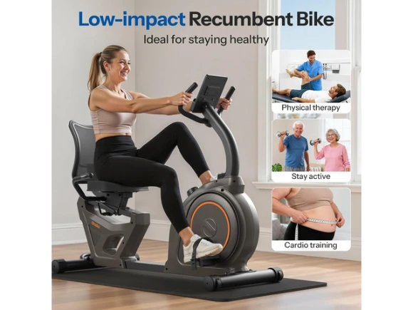 Recumbent Exercise Bike — Connected Equipment, Niceday