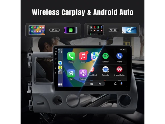 10.1-Inch Touch Screen Car Stereo for Honda Civic, 2006–2011 — Car Infotainment System, Leadfan