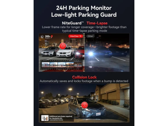 4K + 2.5K Dash Cam — Dash Cam, REDTIGER