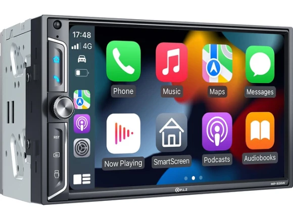 7-inch QLED Car Stereo with Wireless Apple CarPlay and Android Auto — Car Infotainment System, PLZ