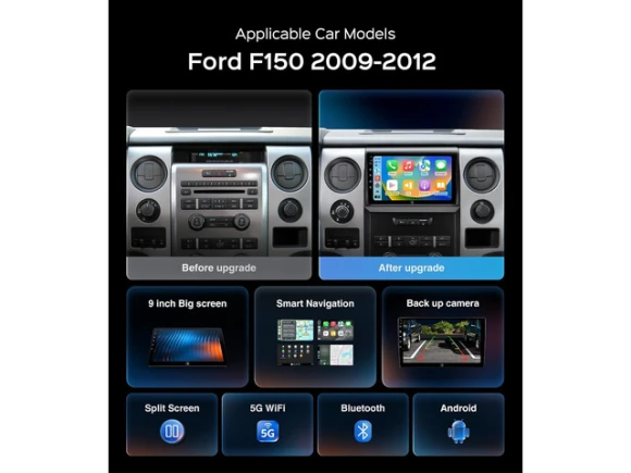 Car radio stereo, 9' — Car Infotainment System, Xelite