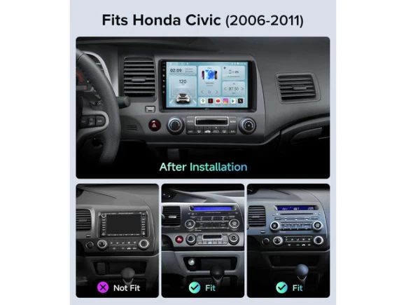 Car radio stereo for Honda Civic 2006–2011 — Car Infotainment System, Xelite
