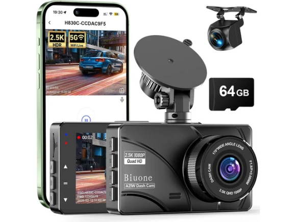Dash Camera with 64GB Card — Dash Cam, Xelite