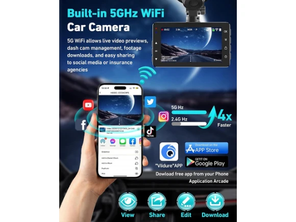 Dash Camera with 64GB Card — Dash Cam, Xelite