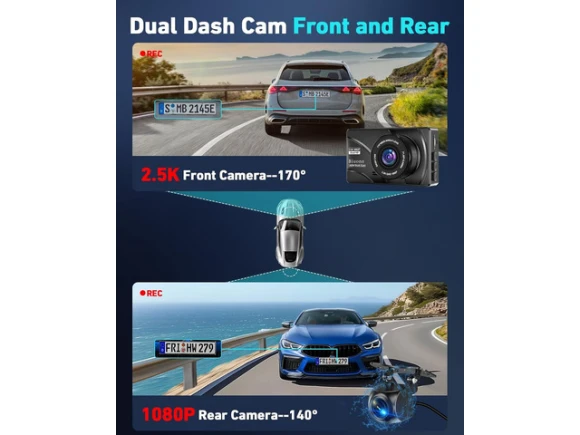 Dash Camera with 64GB Card — Dash Cam, Xelite