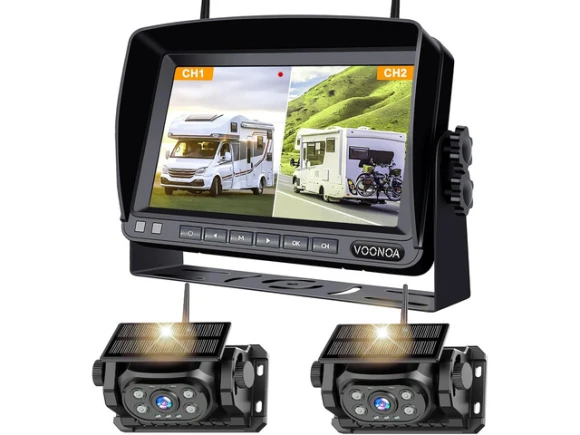 Magnetic Wireless Backup Camera System with Dual Cameras — Backup Camera, VOONOA